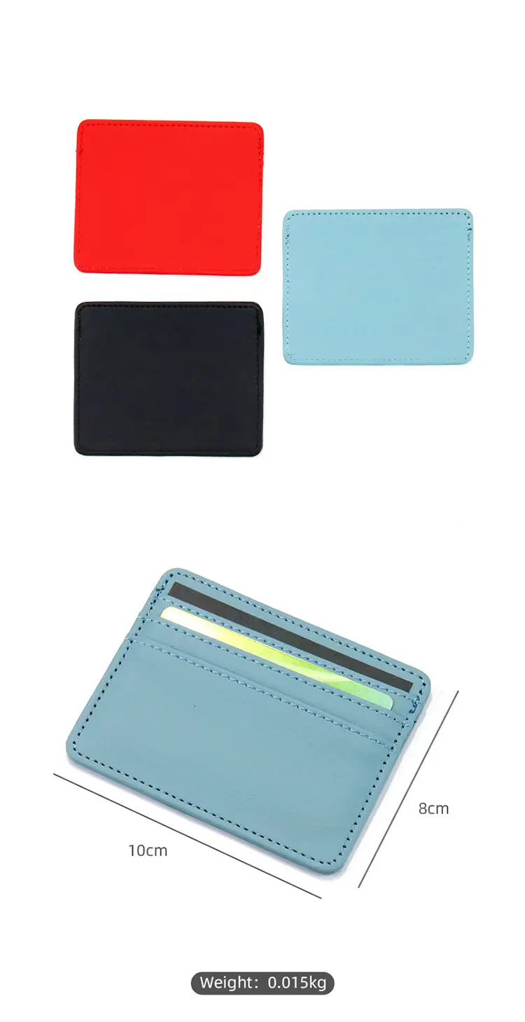 Two front slots and one middle slot of the BEARKY GT21 slim card holder